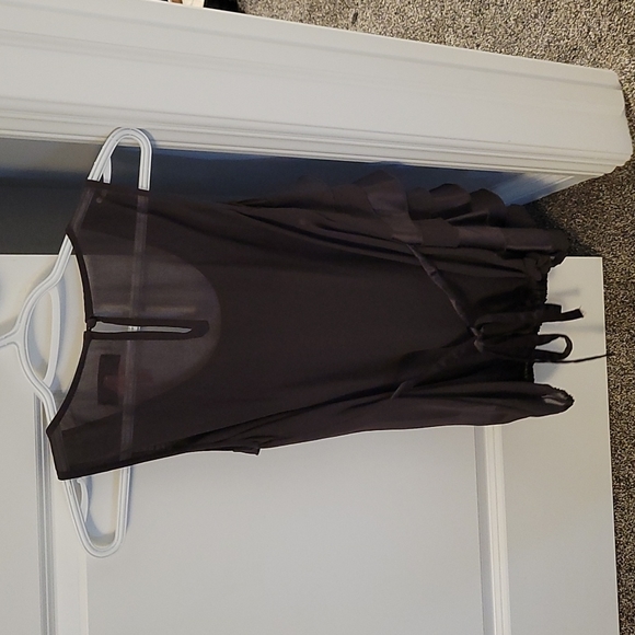 Dark Grey Lipsy London Dressy Top - Picture 2 of 2